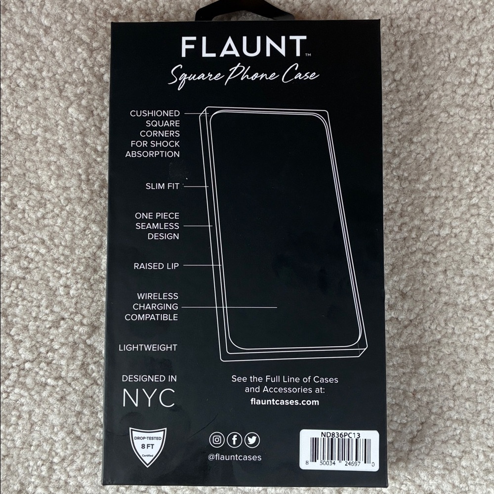 Square Phone Case for iPhone 13/14/16e- Nude - Picture 2 of 3